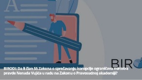Vujić u sukobu interesa?